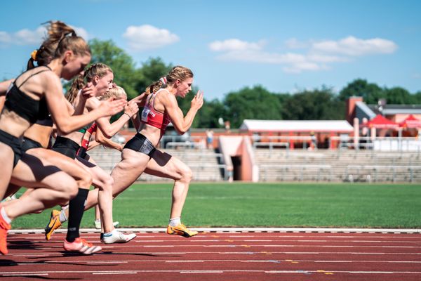 Talea Prepens (TV Cloppenburg) am 02.07.2022 waehrend den NLV+BLV Leichtathletik-Landesmeisterschaften im Jahnstadion in Goettingen (Tag 1)